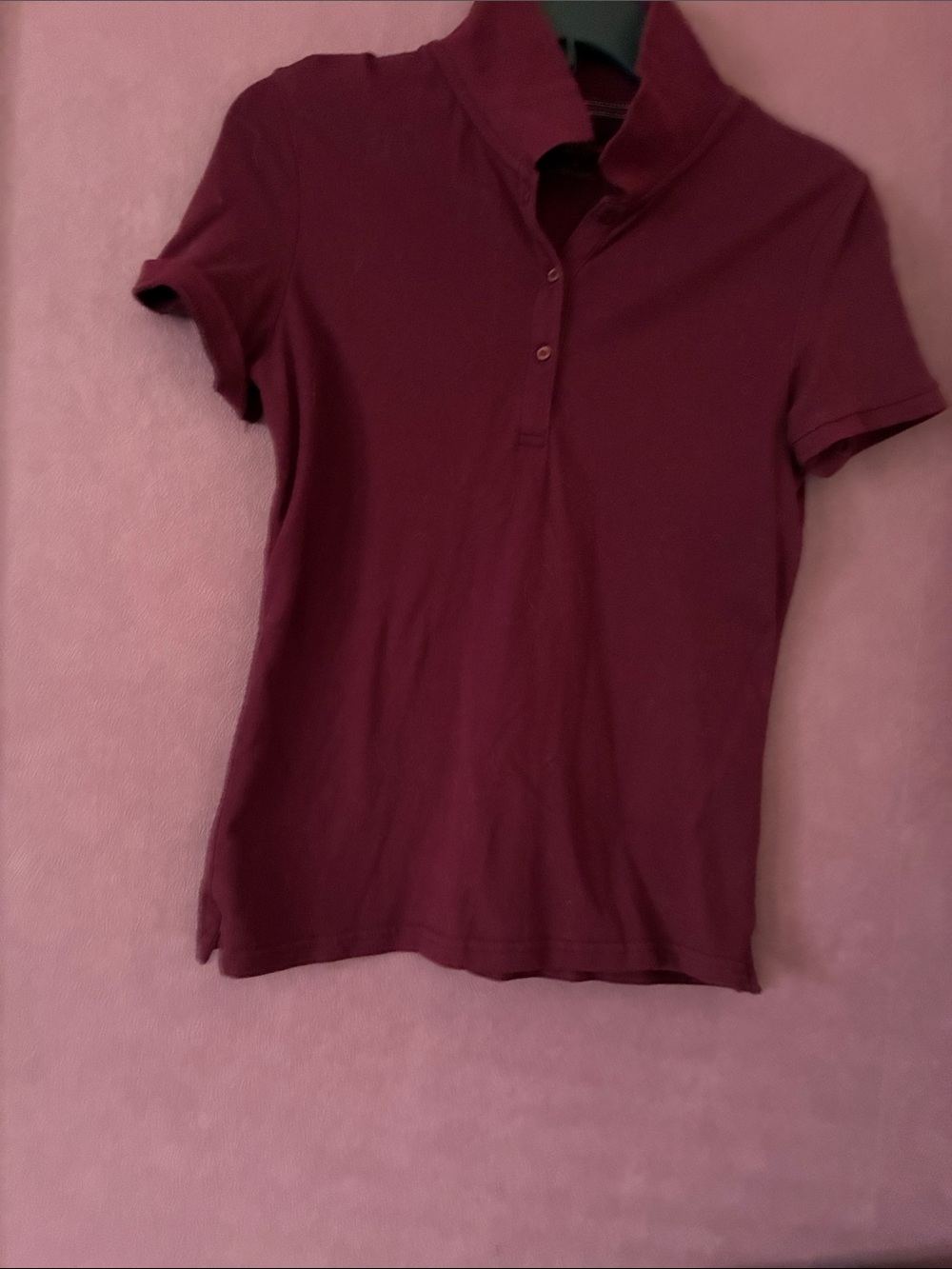 Arizona Jean Company Short-Sleeve Polo in Burgundy